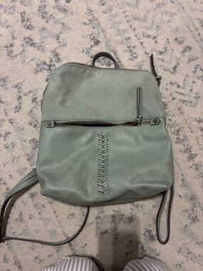 Sonoma Sage Green Women's Faux Leather Backpack